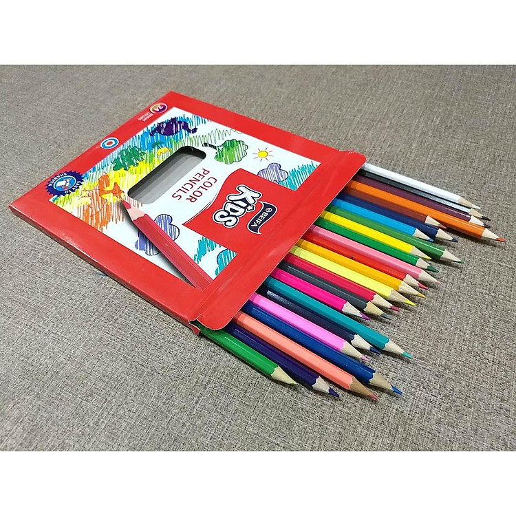 Chì Màu BEIFA BRMV00004-Kids (24 màu) - Ảnh 3