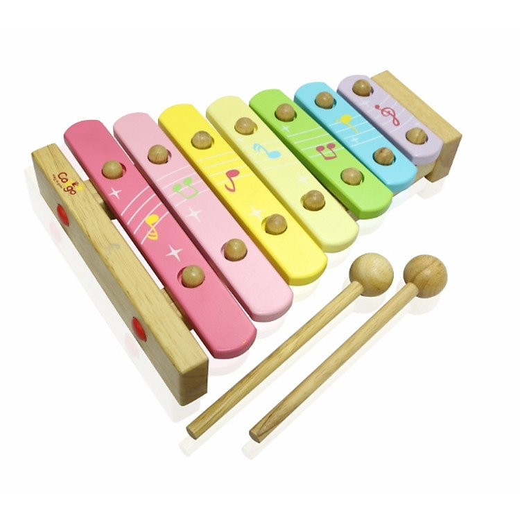 Đồ Chơi Gỗ Colligo - Đàn Mộc Cầm 7 Thanh Màu 31164C