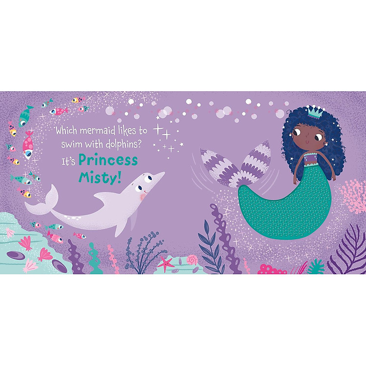 Touch And Feel Silicon Board Book - Mermaids - Ảnh 4