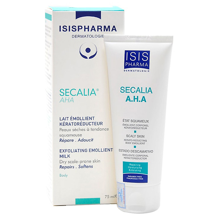 Kem Dưỡng Da Khô Tăng Sừng, Nứt Gót Chân ISIS Pharma Secalia A.H.A (75ml)