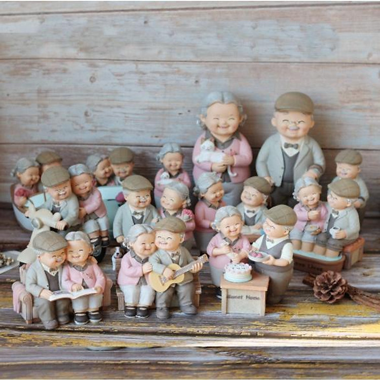 Tượng ông bà bên nhau trọn đời (nhiều mẫu)