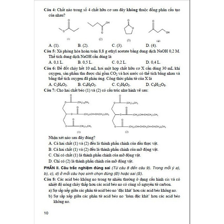 Tuyển Tập Đề Kiểm Tra Môn Hoá Học 12 - Ảnh 3