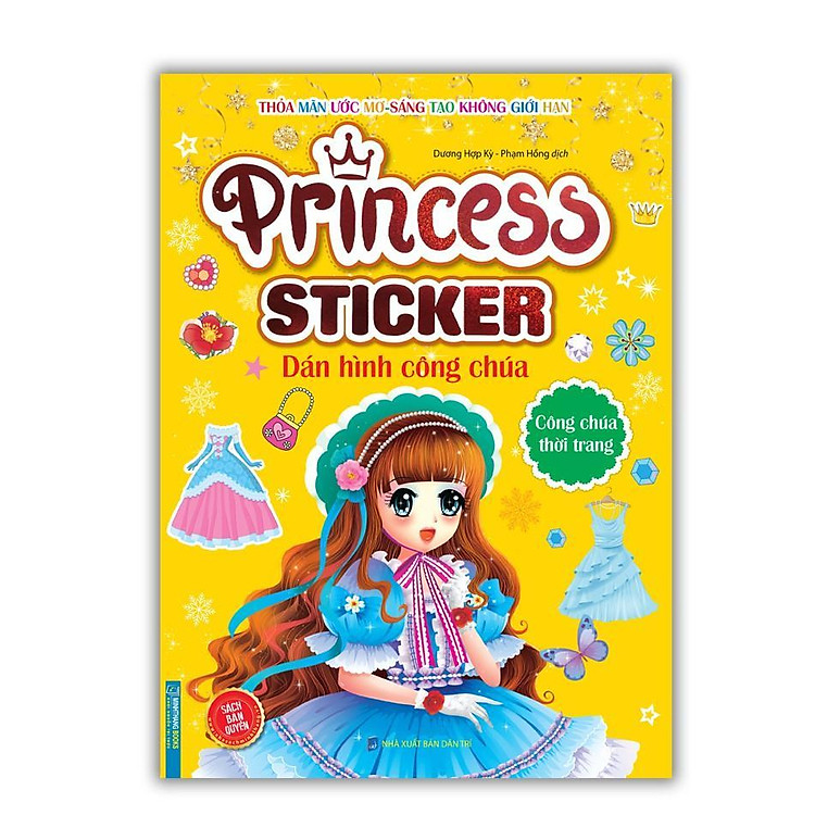 Princess Sticker – Dán Hình Công Chúa – Công Chúa Thời Trang