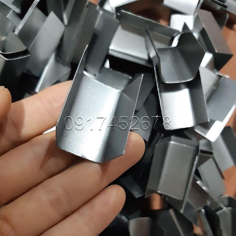 1kg Bọ sắt kẹp đai (khóa đai) - chốt đai sắt, nhựa PP, PET