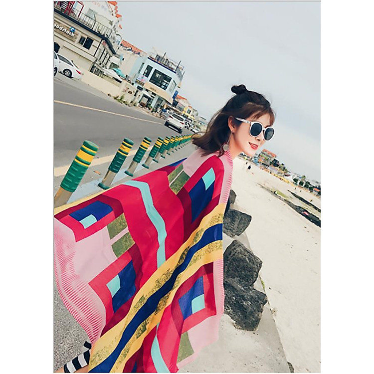 Khăn choàng đi biển chống nắng KC 5105-6