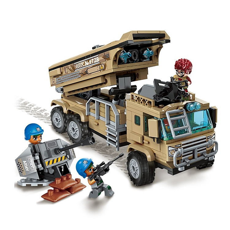 Đồ chơi lắp ghép Tên lửa Qman 1728 Chính hãng Giá tốt - Hình ảnh 3