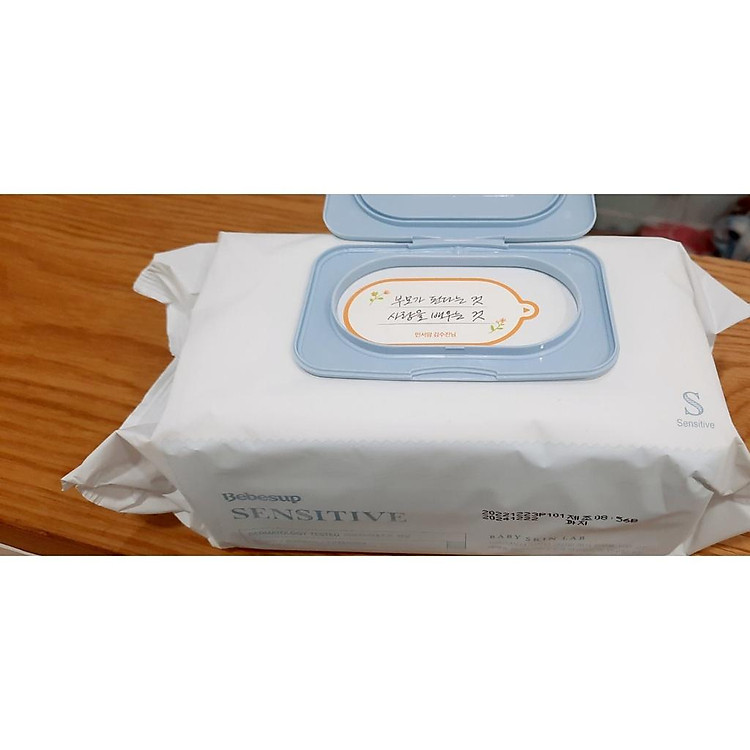 Khăn ướt BEBESUP SENSITIVE 80 tờ Đảm bảo Tiết kiệm - Hình ảnh 3
