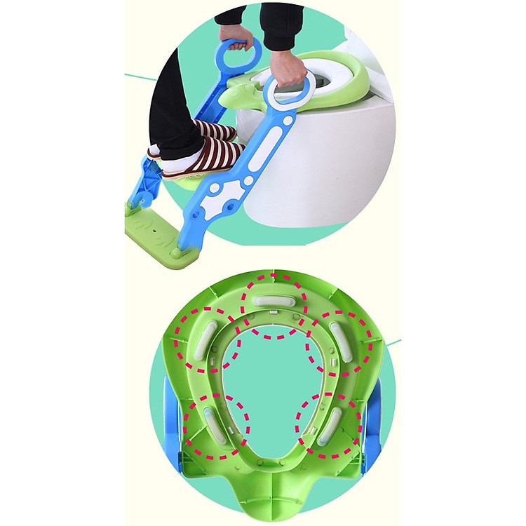 Ghế tập ngồi bồn cầu cho bé Chính hãng Tiết kiệm - Hình ảnh 5