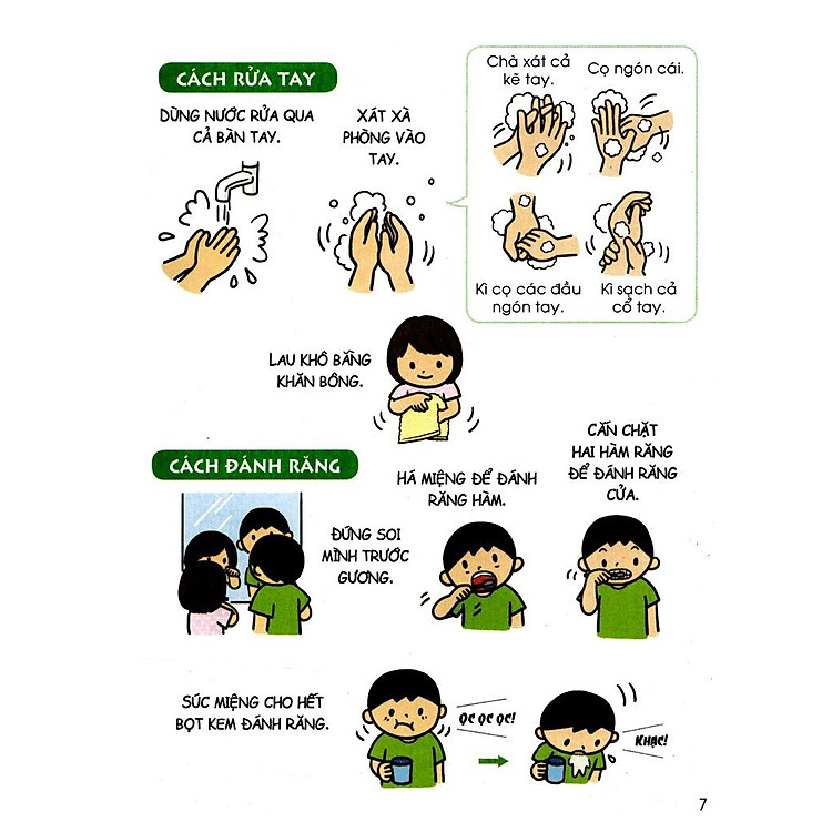 Cẩm Nang Sinh Hoạt Bằng Tranh Cho Bé Tập 1: Kĩ Năng Sinh Hoạt Thường Ngày (Tái Bản 2019) - Ảnh 7