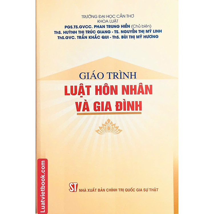 Giáo Trình Luật Hôn Nhân Và Gia Đình
