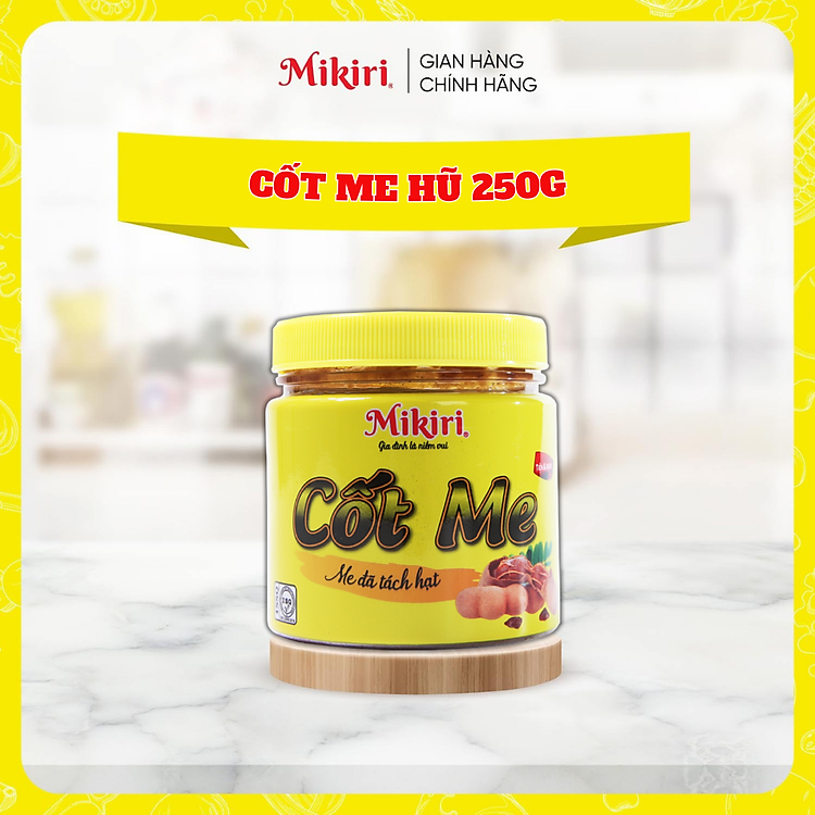 Combo lựa chọn - Cốt me tách hạt Mikiri nguyên liệu dùng chế biến món ăn thơm ngon x 250g