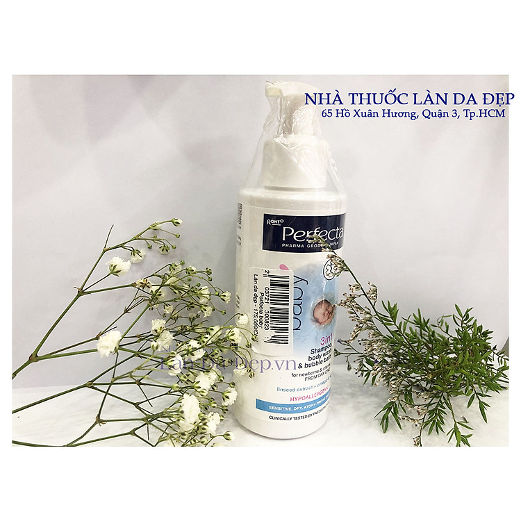 Sữa tắm gội Perfecta Baby 3 trong 1 Chính hãng Giá rẻ - Hình ảnh 3