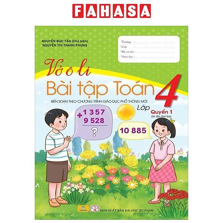 Vở Ô Li Bài Tập Toán 4 – Quyển 1