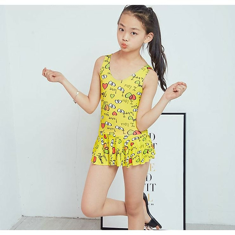 Bộ bơi liền thân cho bé gái
