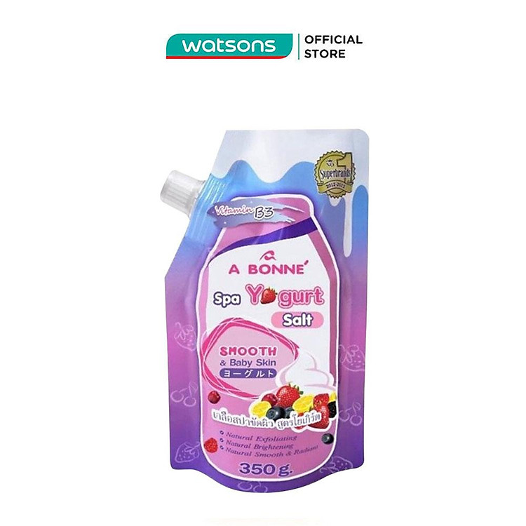 Muối Tắm Sữa Chua A Bonne Spa Yogurt Salt Làm Trắng & Mềm Mịn Da 350g