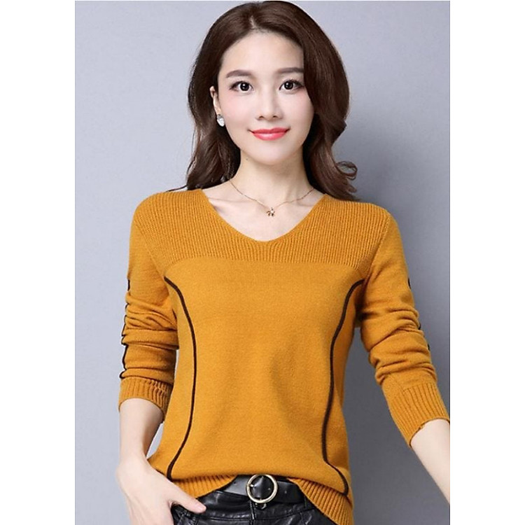 Áo len nữ dài tay chất len mịn TK.01422