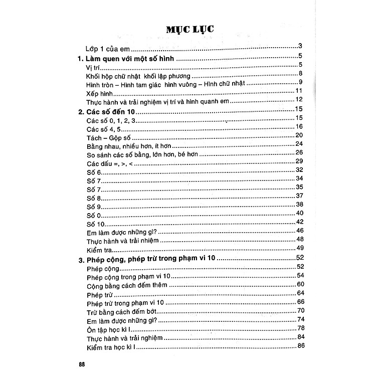 Hướng Dẫn Giải Vở Bài Tập Toán Lớp 1 - Tập 1 (Chân Trời Sáng Tạo) - Ảnh 6