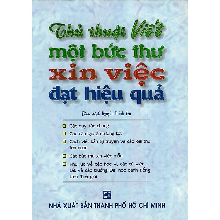 Newshop: Thủ Thuật Viết Một Bức Thư Xin Việc Đạt Hiệu Quả