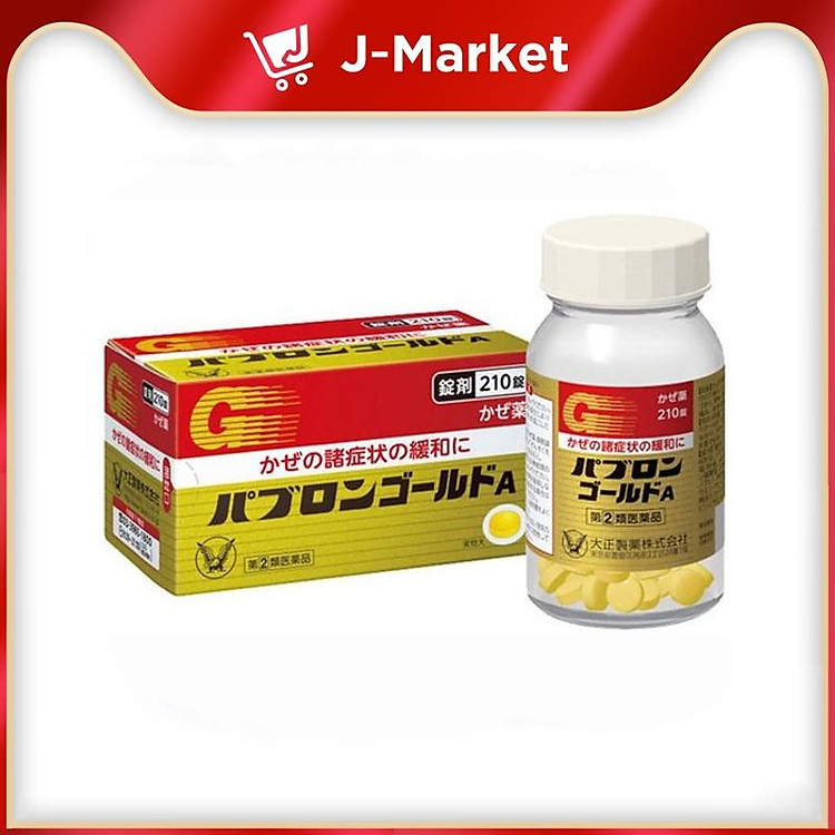 Viên uống cảm cúm Taisho Pabron Gold A 210 viên