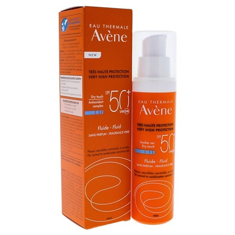 Kem Chống Nắng SPF 50+ Bảo Vệ Cao Cho Da Hỗn Hợp Avène Very High Protection Emulsion 50+ A1ASP1 (50ml)
