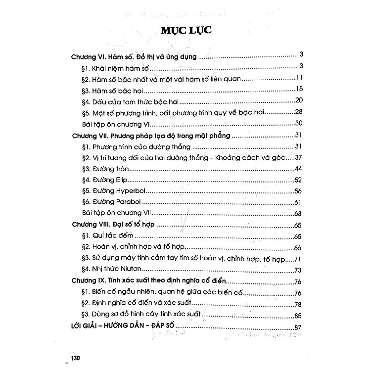 Bài Tập Toán 10 - Cơ Bản Và Nâng Cao - Tập 2 - Ảnh 6