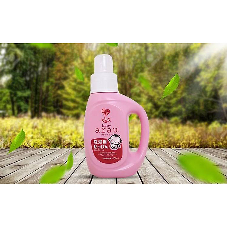 Nước giặt thảo mộc Arau Baby 800ml Chính hãng Ưu đãi - Hình ảnh 4