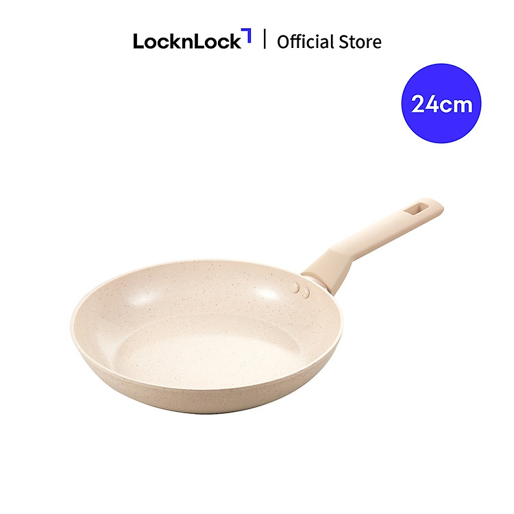 Chảo Chống Dính Phủ Ceramic LocknLock Marble Ceramic IH, Hãng Chính Hãng, Dùng Được Bếp Từ - JoyMall