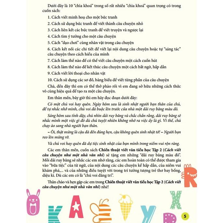 Chiến Thuật Viết Văn Tiểu Học (Tập 2) - Ảnh 4