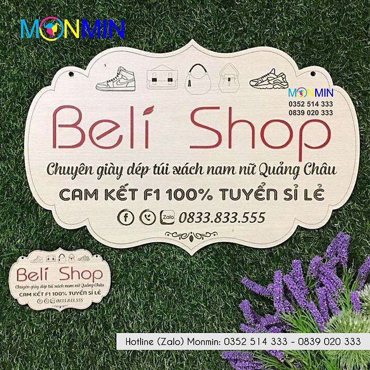 Biển gỗ thương hiệu, bảng hiệu livesteam, biển shop bán hàng online, biển quảng cáo - Thiết kế theo yêu cầu
