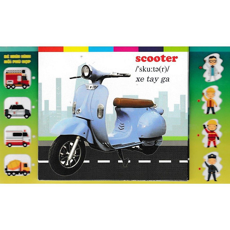 Bộ Thẻ Học Tiếng Anh - Phát Triển Trí Tuệ Cho Trẻ - Phương Tiện Giao Thông - Ảnh 2