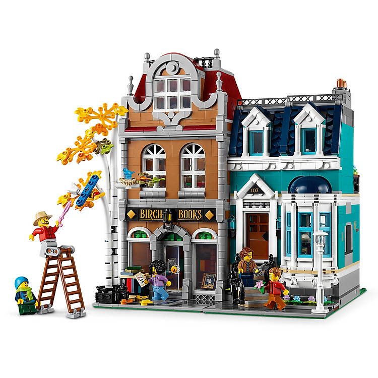 BỘ LẮP RÁP LEGO 10270 TIỆM SÁCH Chính hãng Giá tốt - Hình ảnh 3
