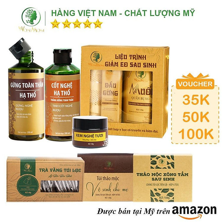 Mua tại Tiki: Bộ ở cữ Wonmom loại 2 Chính hãng, giá tốt