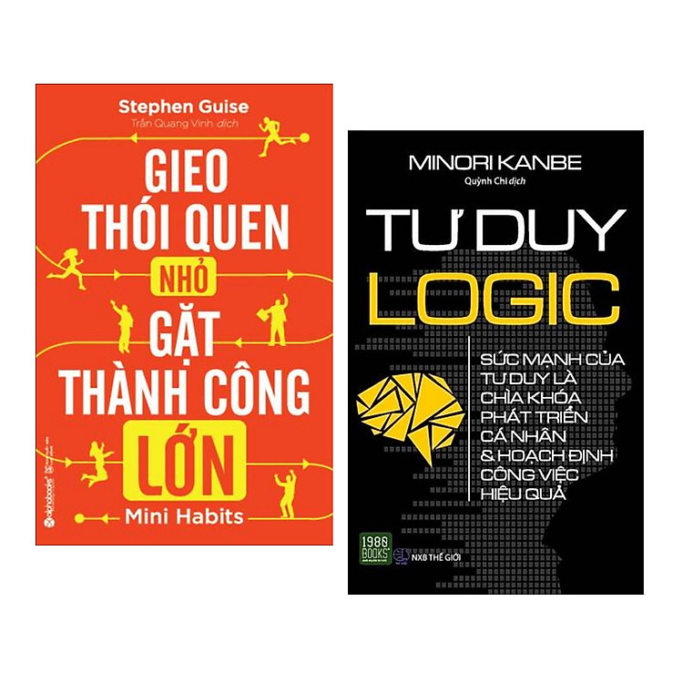 Combo Sách Chiến Lược Để Phát Triển Bản Thân: Gieo Thói Quen Nhỏ, Gặt Thành Công Lớn + Tư Duy Logic - (Trang vở mới bắt nguồn từ tư duy, nhận thức mới)