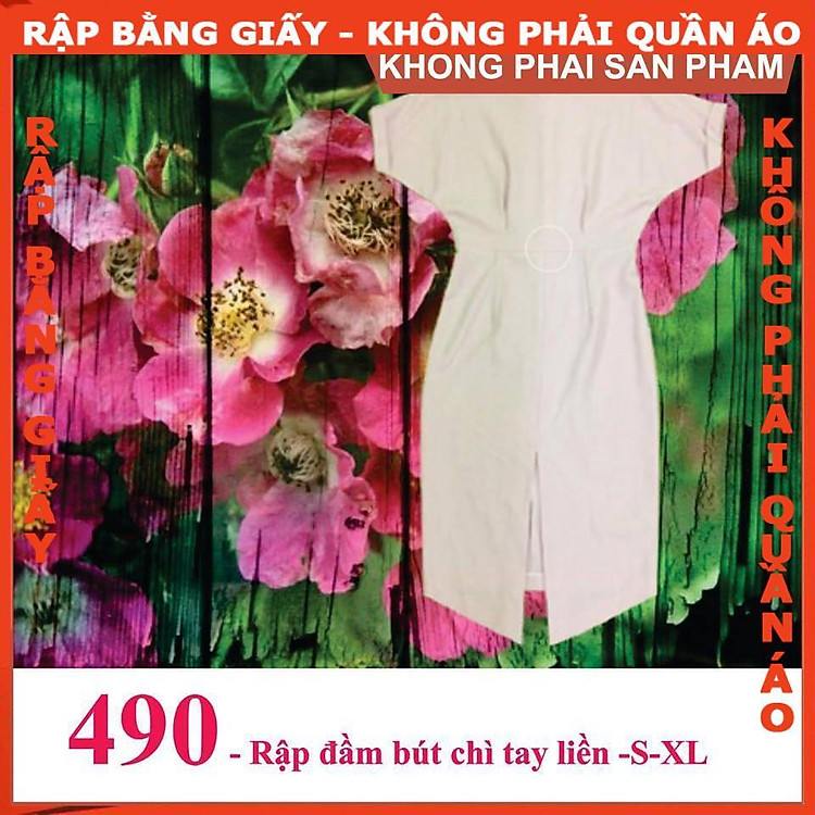 Rập giấy A0 mã 490 (BẢN VẼ) - Ảnh 2