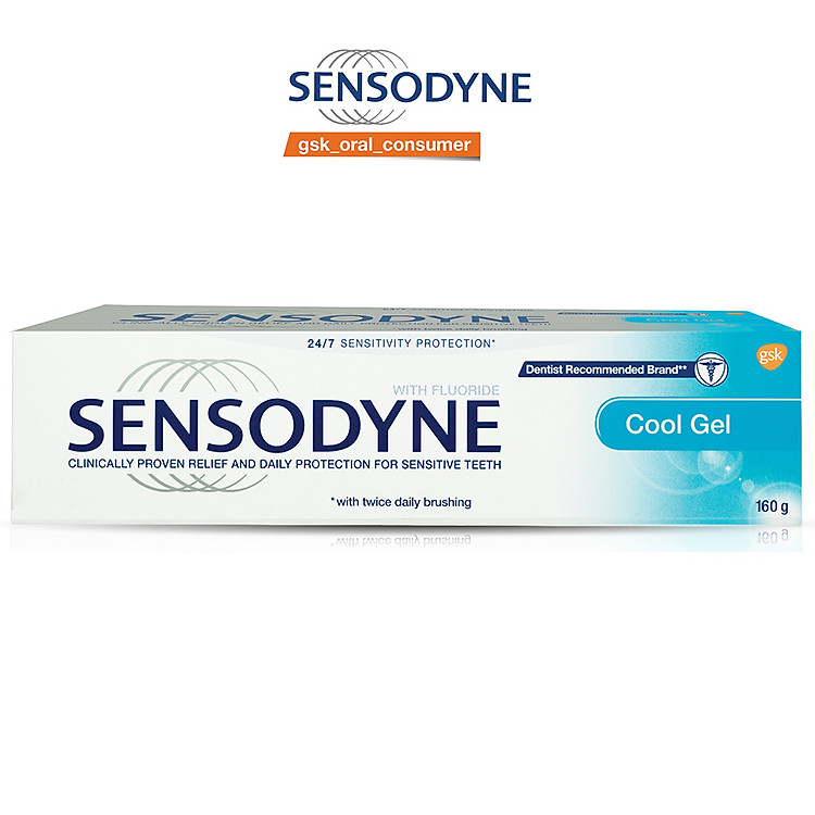 Kem đánh răng Sensodyne Cool Gel 160g