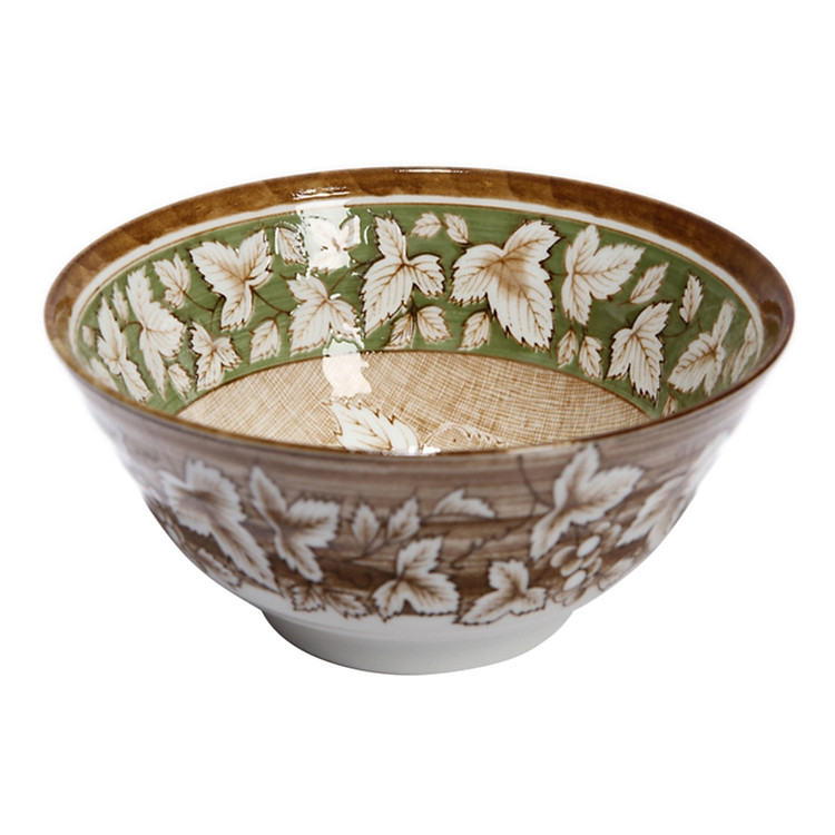 Tô Bằng Sứ Miyabi 14cm x 6.5cm - Tô 6 MB04 Xanh Lá (450ml)