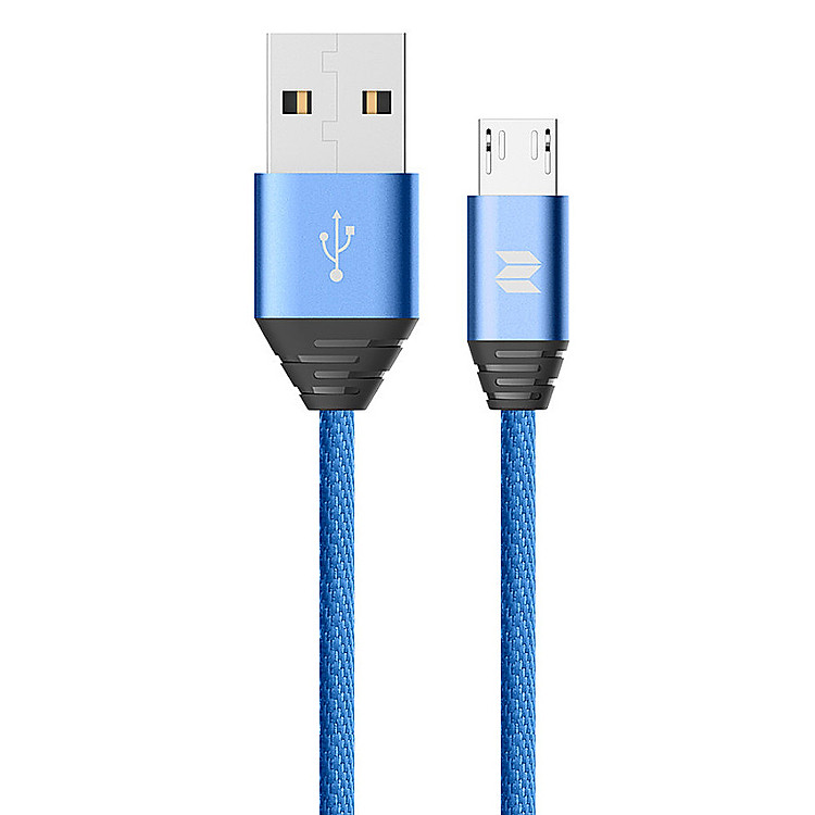 Dây Cáp Sạc Rock Space M5 Micro Dây Dù 1.0m RCB0510 - Hàng Chính Hãng