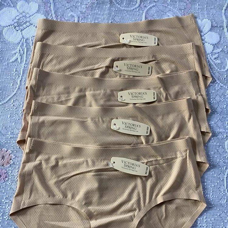 Quần lót su đúc thông hơi màu da/Set 10c