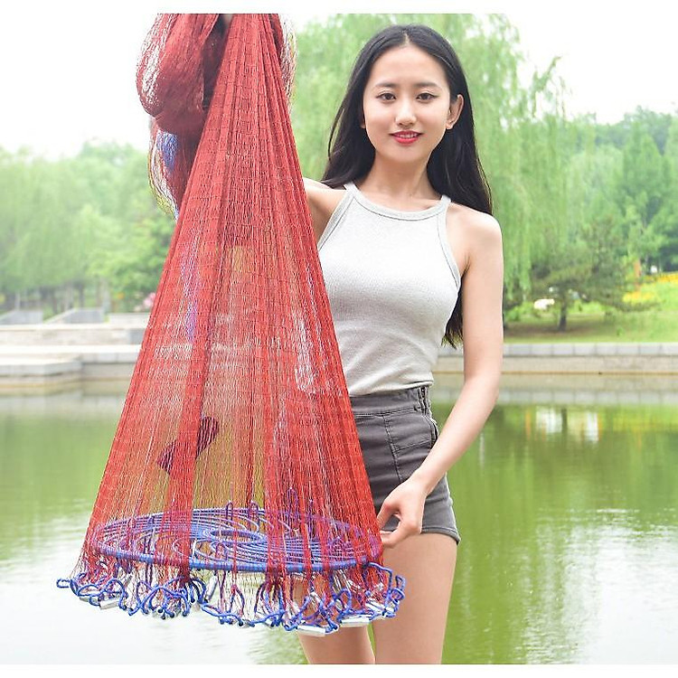 Chài đĩa bay - chài cá Thái Lan sợi dù có đĩa chuyên bắt cá tôm