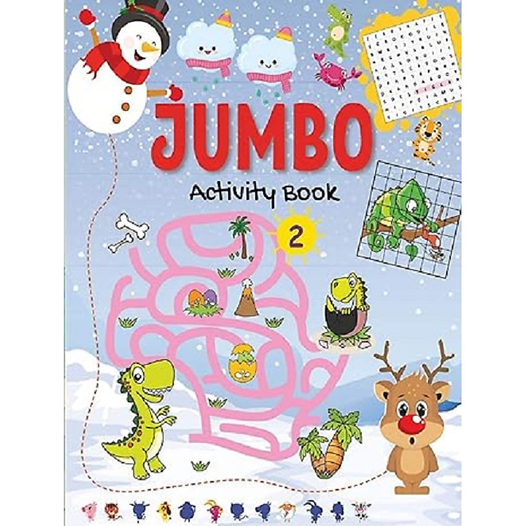 Jumbo Activity Book 2 – Mega Activity Book for 4 to 6 Years Old Kids