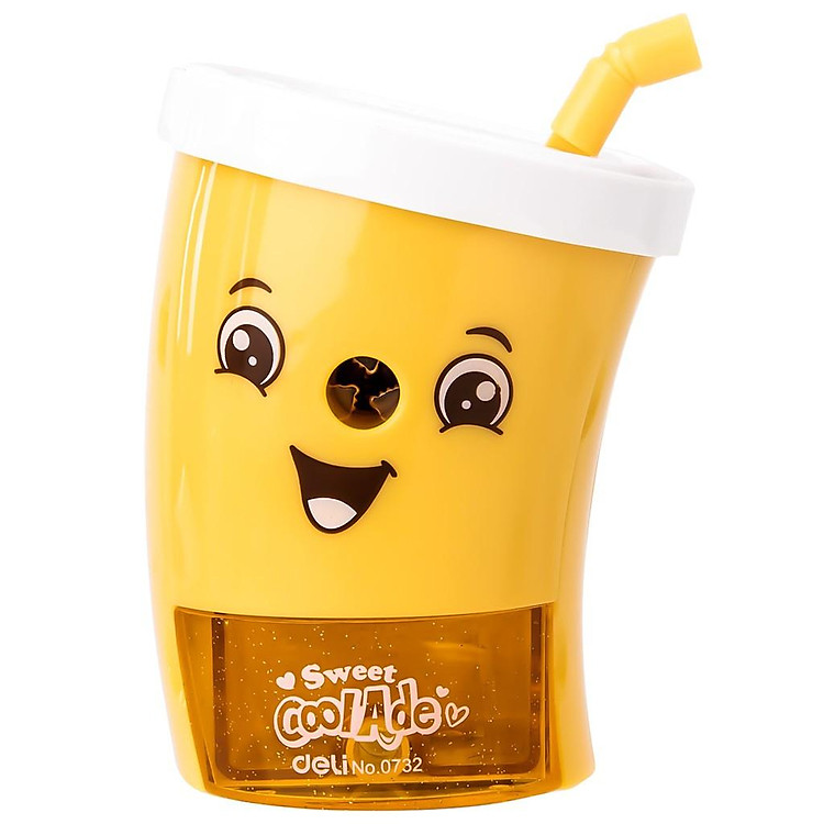 Gọt Chì Quay Tay Hình Cốc DELI E0732 – Vàng