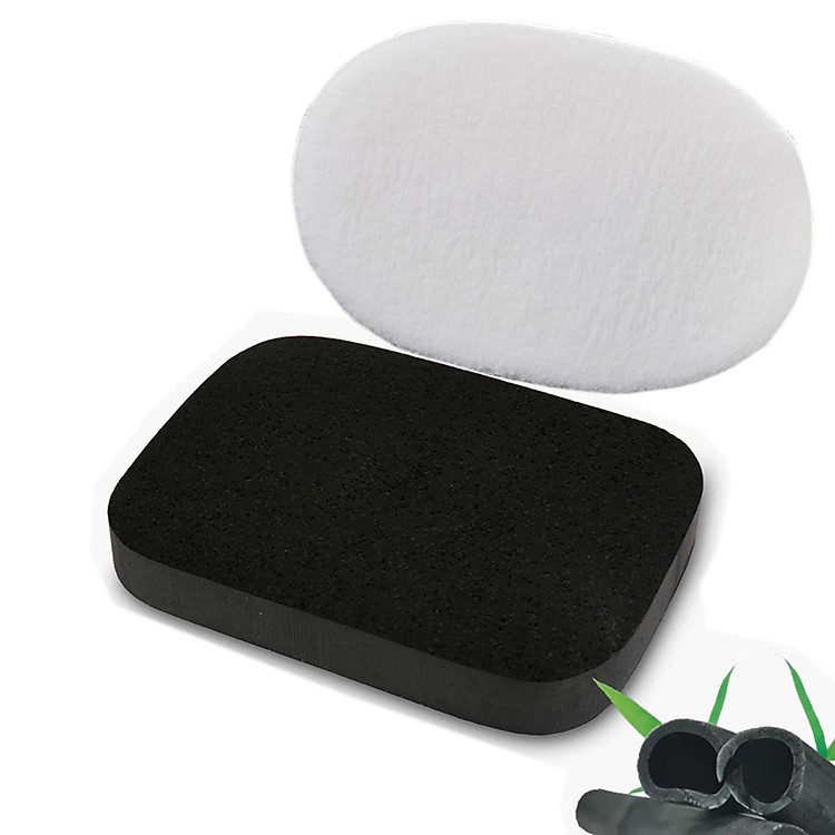 Mút rửa mặt than tre hoạt tính Minigood DMCTB067