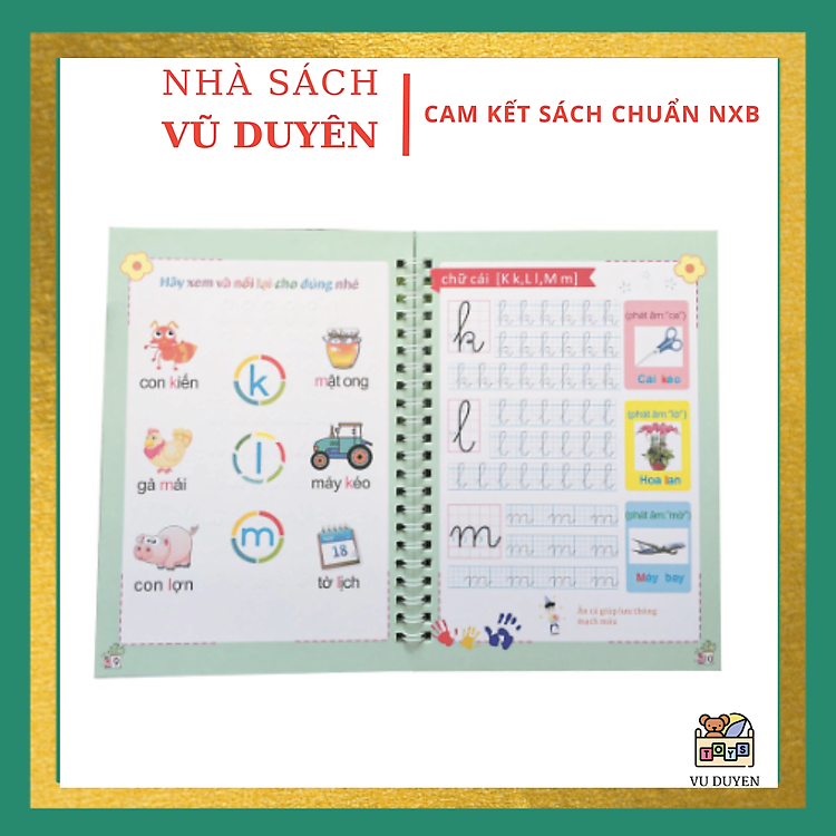 Bộ Vở Tập Viết Tự Xóa Thần Kỳ Thanh Nga - Ảnh 3