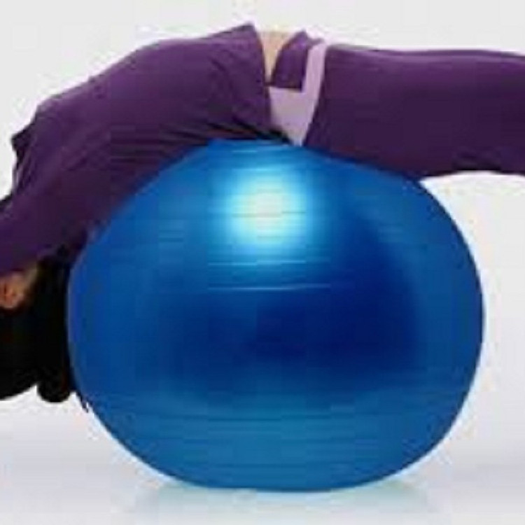 Bóng tập YOGA màu xanh dương - tặng kèm bơm