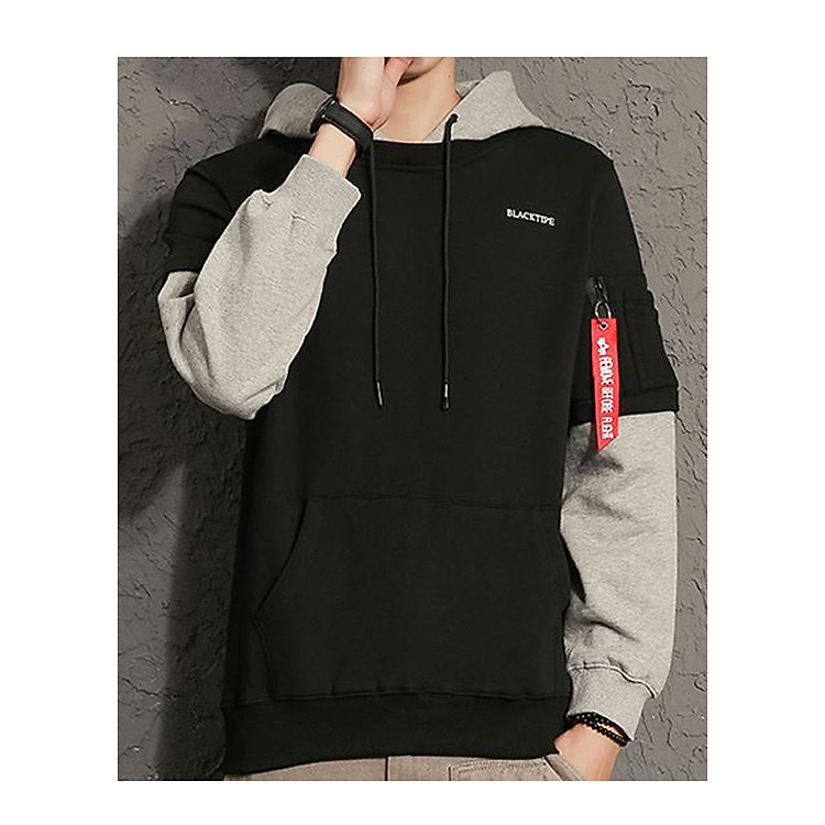 Áo hoodie nỉ nam – lót bông ấm áp bên trong hot thu đông 2018