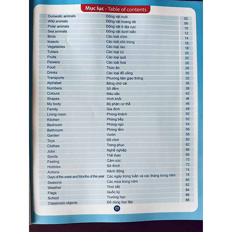 Bé Học Tiếng Anh Qua Hình Ảnh - 1000+ Từ Vựng Tiếng Anh Đầu Tiên Cho Bé - Ảnh 3