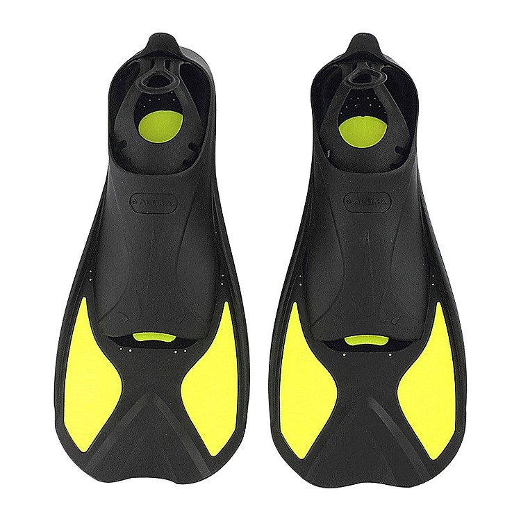 Chân nhái lặn biển chất liệu silicone ôm chân POKI 680 - YELLOW