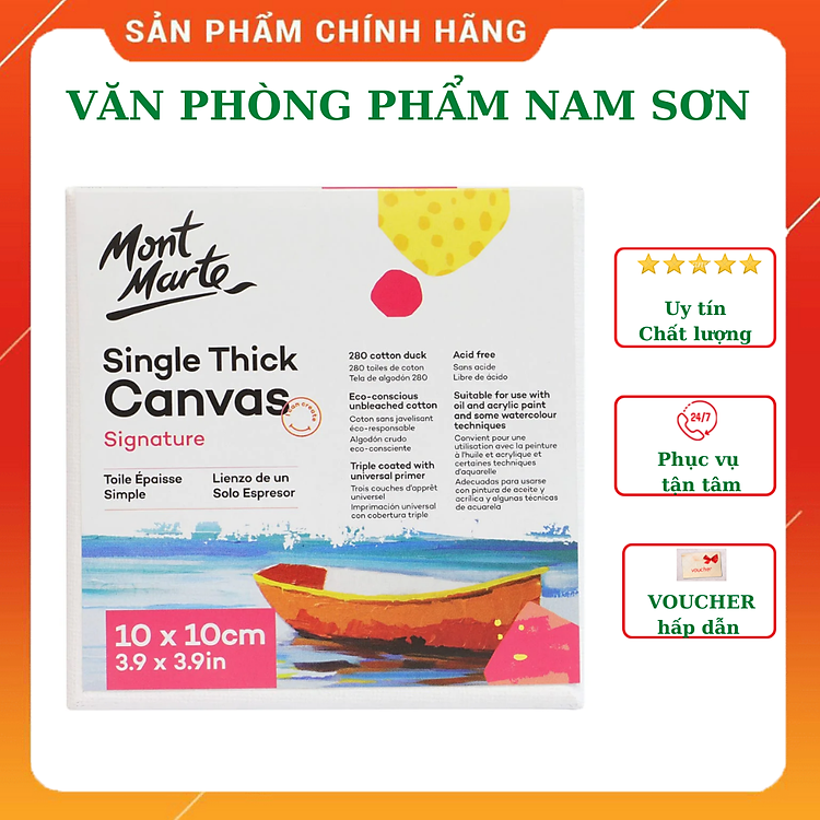 Khung Canvas Mont Marte 10cm x 10cm