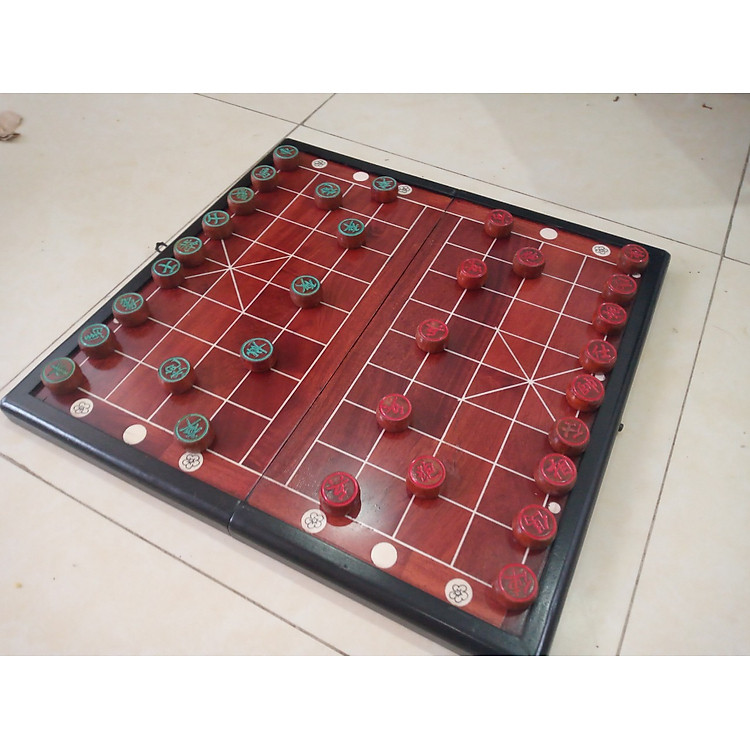 Bộ Cờ Tướng Gỗ Nhãn 3.5cm Chính hãng Giá tốt - Hình ảnh 4