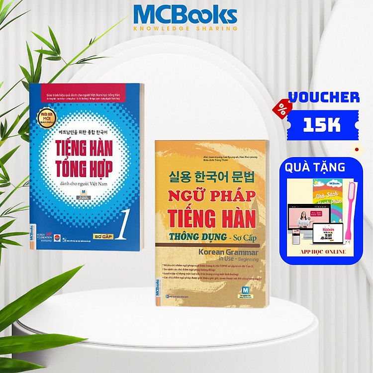 Giáo Trình Hàn Tổng Hợp Dành Cho Người Việt Nam Sơ Cấp 1 (MC) - Ảnh 3